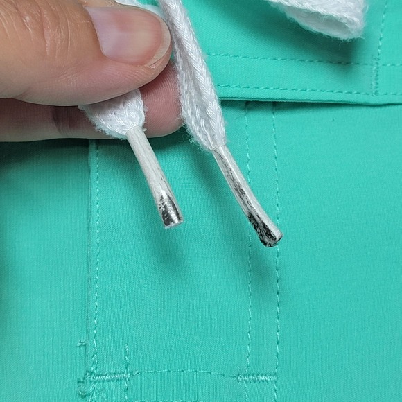 Vtg OP Ocean Pacific Swim Shorts Womens Junior 17 Neon Beach Retro Colorblock - Picture 5 of 13